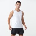 thumbnail image 1 of Chaleco para correr, maratón, carreras, ajuste sin dejar huellas, secado rápido, transpirable, ropa de fitness, chaleco de entrenamiento deportivo, 1 of 4