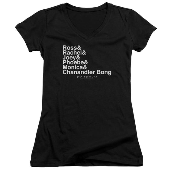 Friends Chanandler Bong Juniors V-Neck Shirt