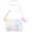 style 2, variant on Jiibva Soft Plush Shoulder Bag Colorful Rainbow Handbags Crossbody Bags Envelope Package with Adjustable Shoulder Straps