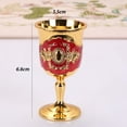 thumbnail image 2 of 30ML Retro Creative Small Beverage Wine Cup Gold European Style Home Bar, 2 of 7