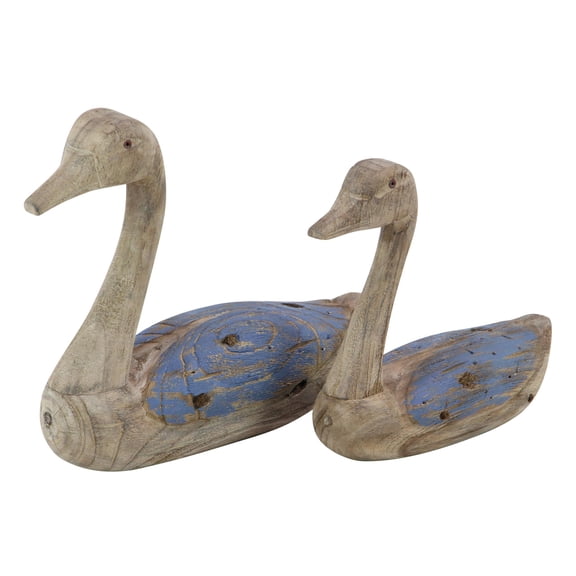 DecMode 9" Duck Garden Sculpture (2 Pack)