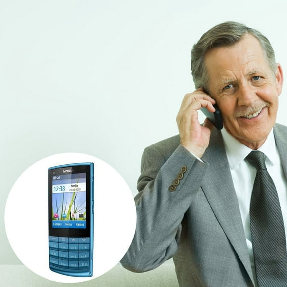 Rénové 2,4" Écran Tactile Débloqué Clavier Smartphone pour Nokia X3-02