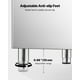 thumbnail image 3 of VEVOR Contenedor de Almacenamiento para Máquina de Hielo Capacidad de 136 kg Contenedor de Hielo de Acero Inoxidable con Patas de Goma Antideslizantes Altura Ajustable para Restaurante, Hotel, Bar, 3 of 9