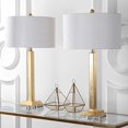thumbnail image 2 of Safavieh Lighting Collection Perri Crystal Base Gold 30-inch Bedroom Living Room Home Office Desk Nightstand Table Lamp (Set of 2) - LED Bulbs Included, 2 of 4