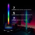 thumbnail image 4 of Rgb auricular soporte auriculares removible soporte monocromo música sincronización auriculares reducción de ruido micrófono estante suministros domésticos Inevent EL005712-00B, 4 of 7