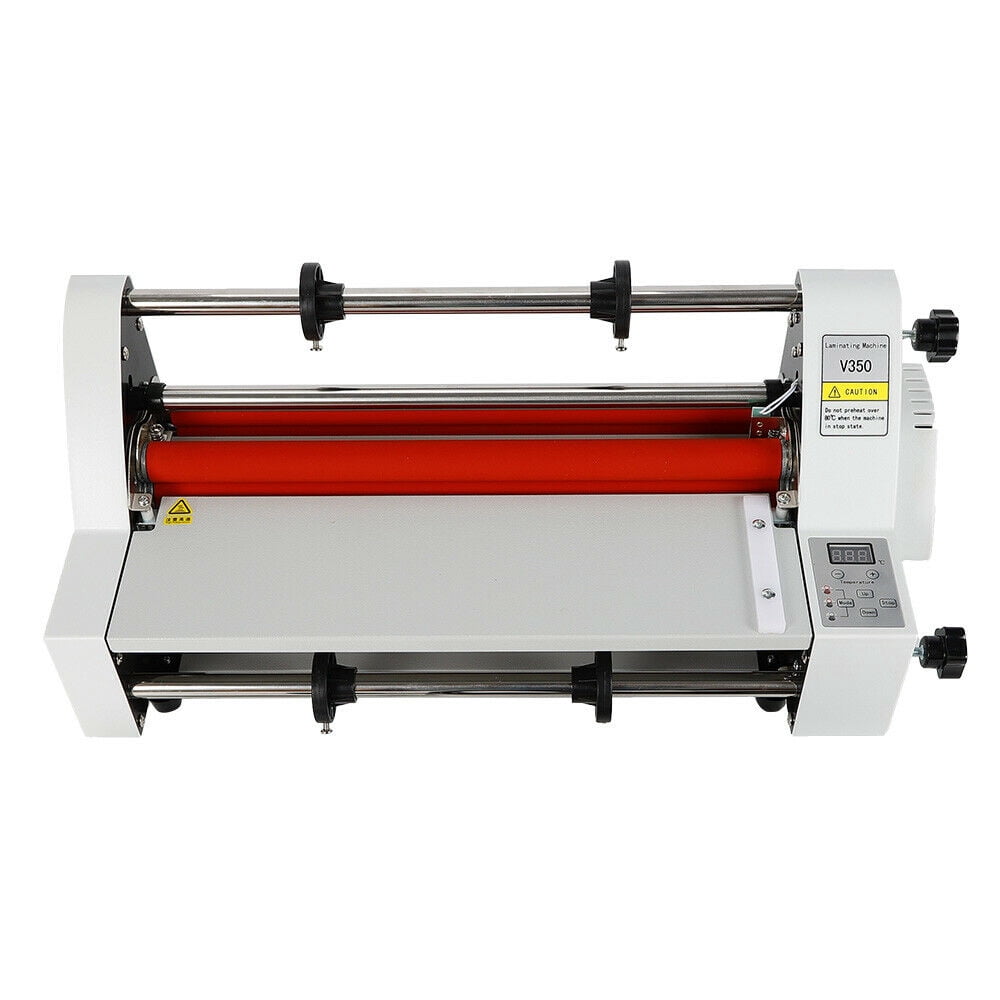 13" Roll Laminator, Single and Dual Sided Laminating Machine with 4 Rollers