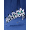 thumbnail image 2 of 1pc Simple Queen Crown Bridal Party Wedding Accessory, 2 of 4