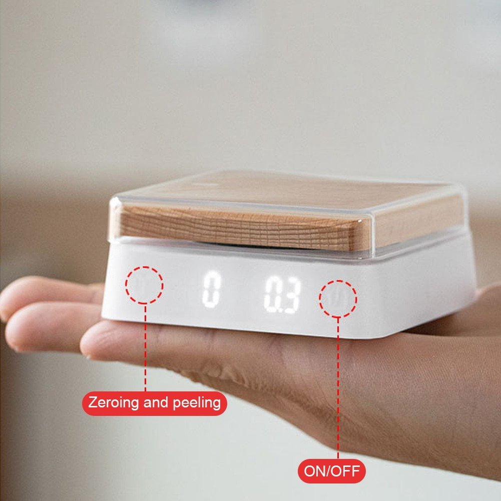 Hand-brewed Coffee Scale Digital Coffee Scale Baking Chronometer Scale Measuring Scale Food Electronic Scale for Cafe Kitchen