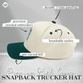 thumbnail image 6 of Funky Junque Two Tone Vintage Snapback Hat - Irish Goodbye Expert - Green/Beige, 6 of 8