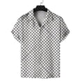 thumbnail image 2 of Camisas de verano nuevas para hombres y mujeres, con estampado floral en 3D, camisas de manga corta con solapa, moda urbana para niños y niñas, camisetas de playa hawaianas, 2 of 5