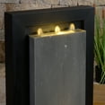 thumbnail image 4 of Zinc Metal Fountain with LED Lights - Serenity in Motion, 4 of 5