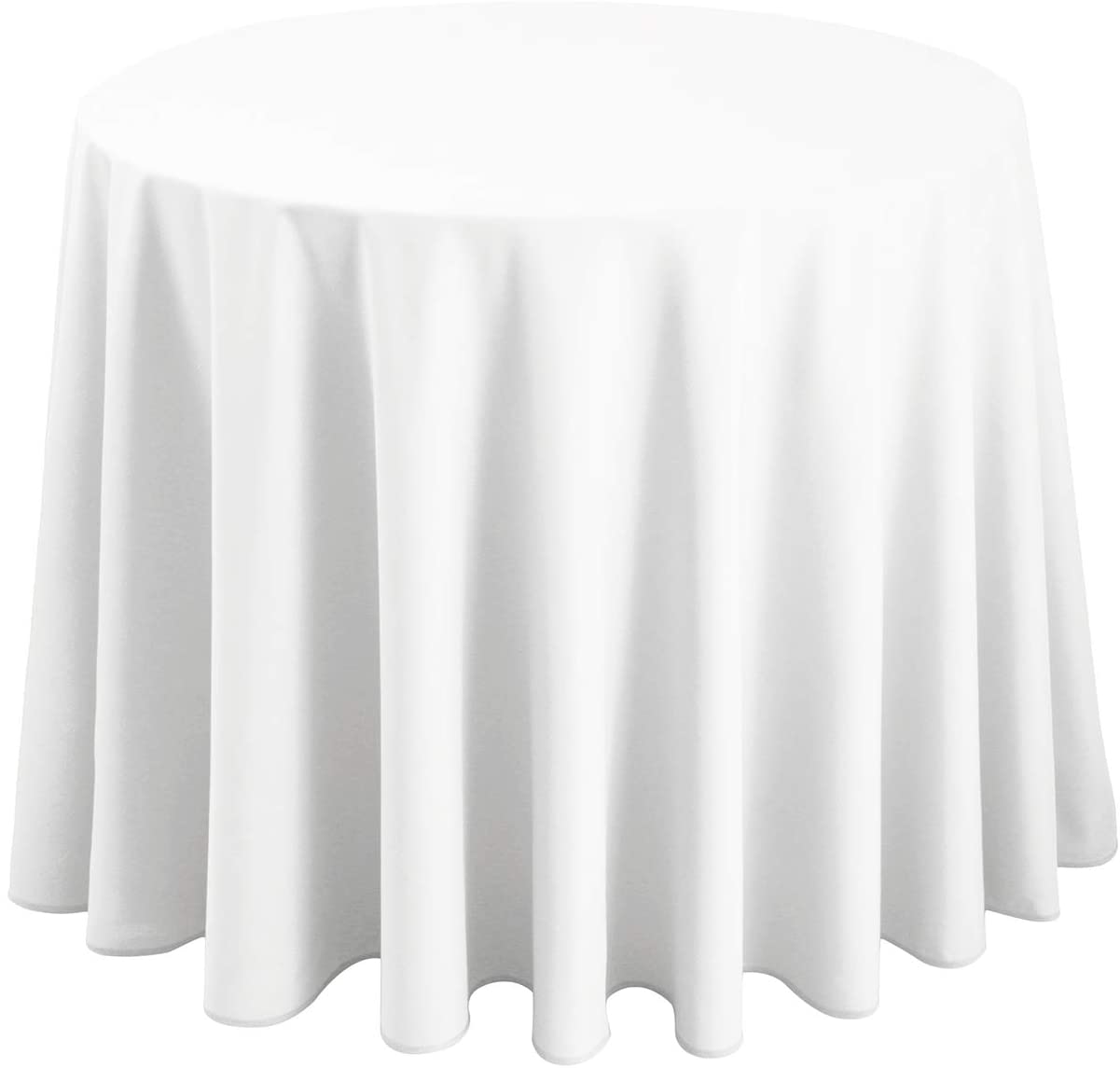 Your Chair Covers - 108 Inch Round Polyester Tablecloth Navy Blue ...