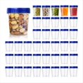 thumbnail image 2 of Paquete de 40 Contenedores Pequeños de 4 Oz con Tapa, Recipientes Reutilizables para Aderezos para Ensaladas, Recipientes Herméticos A Prueba de Fugas para Condimentos, 2 of 5