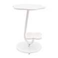 thumbnail image 5 of Side Table Creative Modern End Table, Easy Assembly Modern Home Decor Bedside Table, White Nightstand Coffee End Table for Living Room, Bedroom, Small Spaces 23.6" (2 Tier), 5 of 10