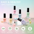 thumbnail image 6 of Gellen Nail Polish, Quick Air Dry 6 Colors Nail Lacquer Set Classic Macaron Trendy Nail Polish Kit for Nail Manicure DIY Art Home, No UV Light Needed, 0.33 oz Each Bottle, 6 of 9