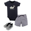 Hudson Baby Boy Bodysuit, Shorts and Shoes
