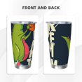 thumbnail image 3 of Picia Dinosaur Basketball Player Pattern 20 oz Tumbler Stainless Steel Vacuum Insulated Coffee Ice Cup Double Wall Travel Flask Dual Lid Water Bottle, Eco-friendly Car Cup, 3 of 8
