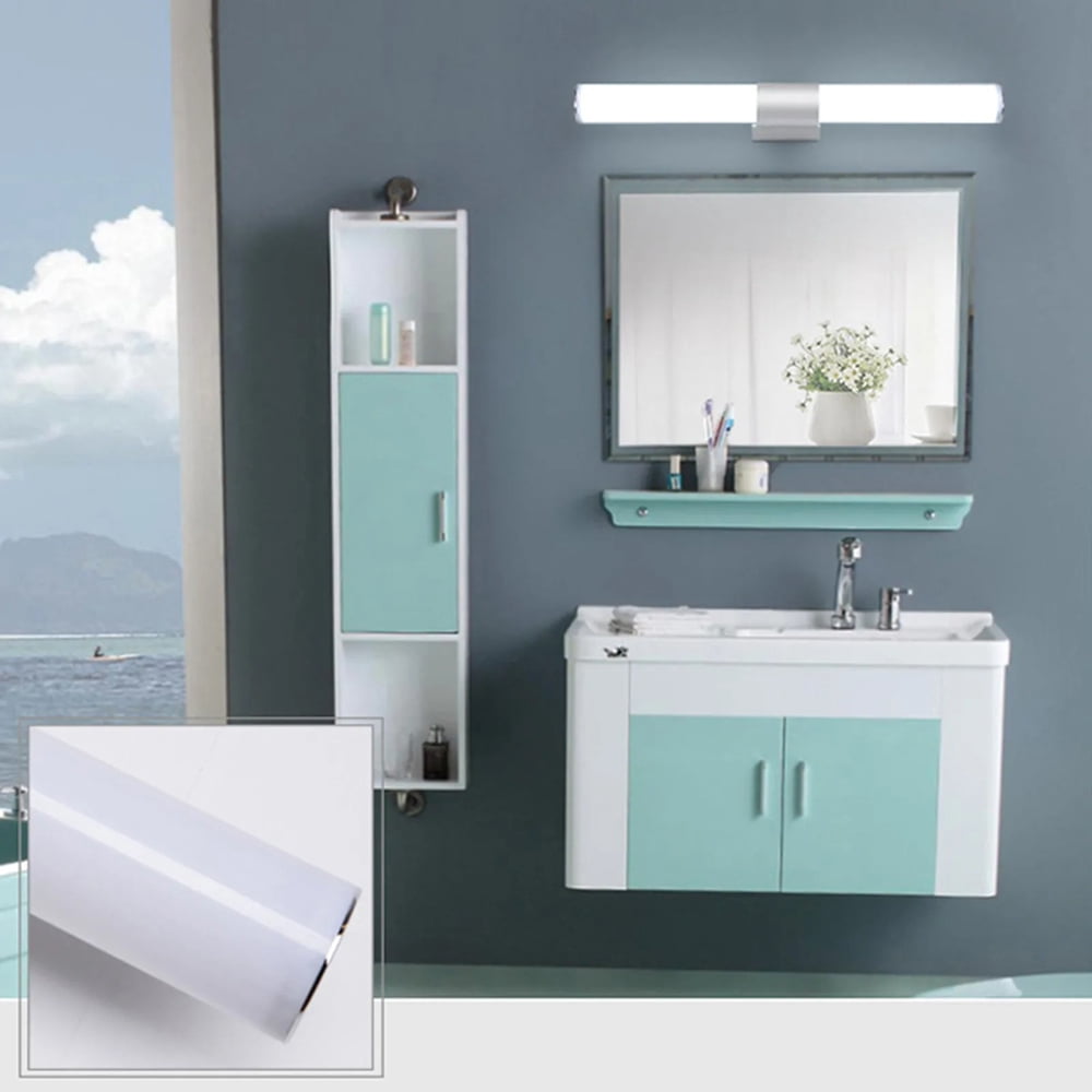 Modern LED Wall Vanity Light Mirror for Bathroom Bedroom Waterproof Makeup Front Light Lamp Indoor Wall Mounted LED Lighting Fixture with Daylight Color Temperature 5600‑6400K