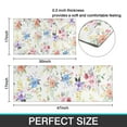 thumbnail image 7 of Pioneer Flower Floral Print Pattern Kitchen Rugs Sets Of 2,Anti Fatigue Kitchen Mat Rugs Non Slip Washable,Decorative Kitchen Floor Mats for Kitchen,Sink,Laundry,17"x30"+17"x47", 7 of 7