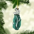 thumbnail image 3 of Personalized Golf Bag Christmas Ornaments Gift for Golf Lover Custom Golf Bag Ornament Ornament for Christmas Tree Hanging Gifts Golf Gifts for Men Dad Golf Cart Ornament (GCO14) - 3291 (Blue), 3 of 7