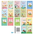 thumbnail image 3 of Lot de 4 Tracetrek Workbook Fast-Track Young Minds,Magic Grooved Writing Practice,Reusable Tinythinkers Tracetrek Workbook,T-racetrek W-Workbook Kit pour l'Entraînement au Contrôle des Stylos, 3 of 8