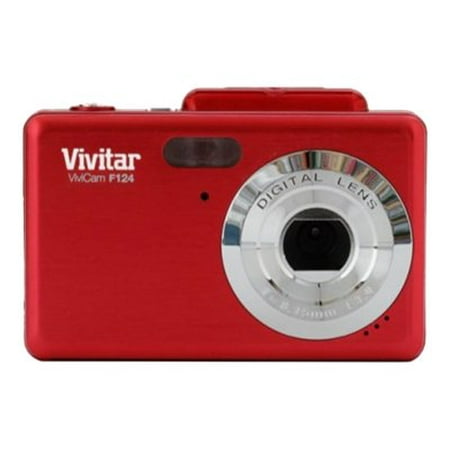 Vivitar iTwist F124 14.1 Megapixel Compact Camera, Red