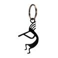 thumbnail image 2 of Silhouetted Key Ring - Durable Wrought Iron, Powder-Coated Black Finish, Made in USA, 1 1/4" W x 2 1/2" H, 2 of 2