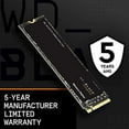 thumbnail image 4 of WD Black SN850 NVMe SSD WDS100T1X0E - SSD - 1 TB - internal - M.2 2280 - PCIe 4.0 x4 (NVMe), 4 of 9