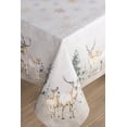 thumbnail image 3 of Maison d' Hermine Deer In The Woods 100% Cotton Tablecloth 54 Inch by 54 Inch., 3 of 7
