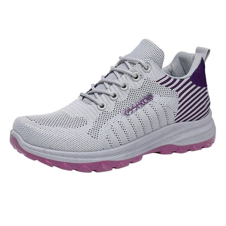 

Classic Nylon Sneaker Womens Fashion Spring And Summer Women s Sports Flat Non Slip Fly Woven Mesh Breathable Lace Up Colorblock Comfortable