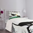 thumbnail image 5 of Ambesonne Animal Quilted Bedspread Set 2 Pcs, Mother Cat Kittens, Twin Size, Multicolor, 5 of 6