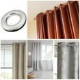 thumbnail image 5 of Uxcell 1-9/16"(40mm) Inner Dia. Plastic Curtain Grommets, Bright Silver, 48Pack, 5 of 5