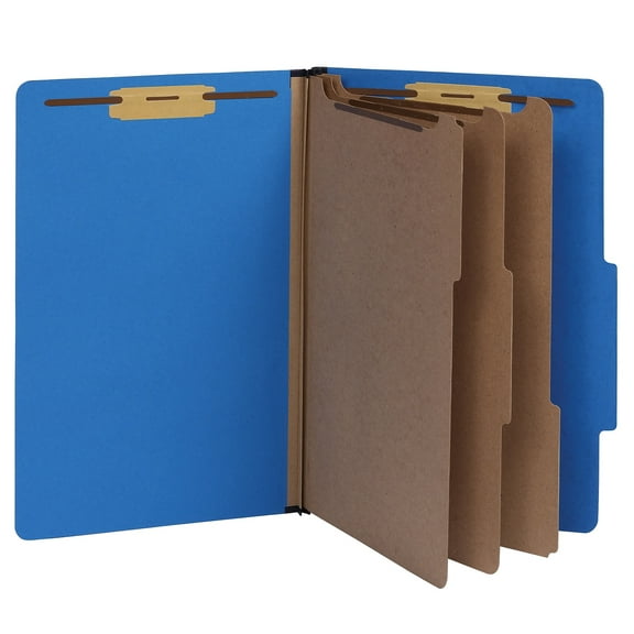Pendaflex Heavy Duty Classification Folder 3-Dividers 3" Expansion Legal Size Blue 10/Box (1006944)