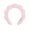 Pink, variant on BLSCODE Sponge Spa Headband for Washing Face Terry Cloth Bubble Soft Hair Band Non-Slip Puffy Head Band for Women Girls Cute Headwear Accessories Skincare Makeup Removal Shower Pink