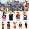 thumbnail image 4 of Anime One Piece Going Merry Pirates Ship Block Set DIY 1048pcs Luffy Boat Model Building Brick Toy For Kids Q0723, 4 of 6