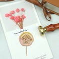thumbnail image 4 of Cuadros Decorativos Cesta de flores Sello de cera Cabeza de sello Pintura de fuego para hacer tarjetas de boda (HL03) Tmvgtek embutido en tela, 4 of 9