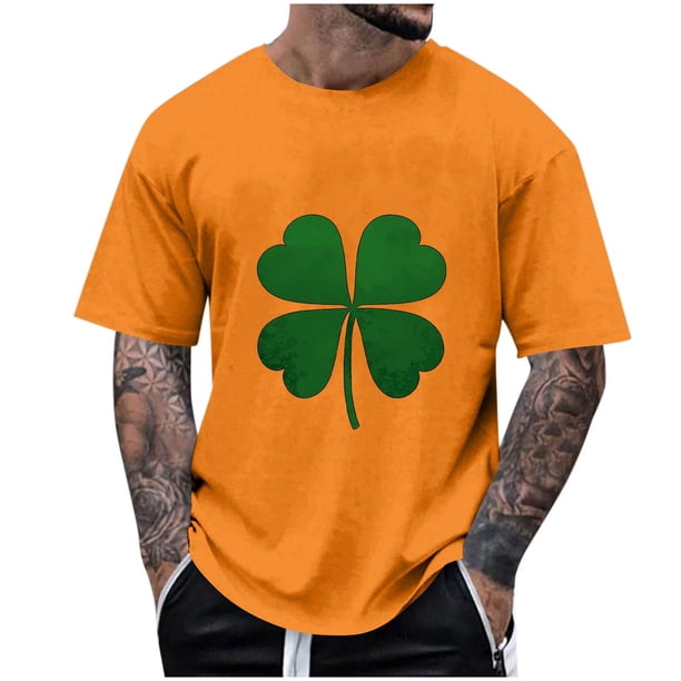 Camiseta de Manga Corta Casual para Hombres con Blusa de Verano con Estampado