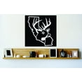 thumbnail image 1 of California Wild Deer Buck Hunt Deer Predator Doe Hunting Bow Arrow Bulls Eye Wilderness Camouflage Holiday Gift Ideas Girl Boy Bedroom Wall Decal Sticker - Size: 15 Inch x 15 Inch, 1 of 3