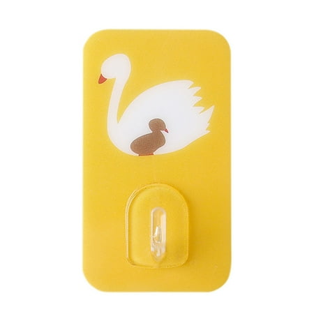 

Lystmrge Absorbent Bath Mat Cute Cartoon Small Hook Cartoon Hook Free Punch Door Behind The Sticky Hook Bathroom Sticky Hook Bathroom Decor Multi-Color