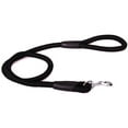 thumbnail image 2 of Black Nylon Leash Rope w/ Plastic Fastener for Walking & Training Pets Dog Puppy, 2 of 2