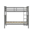 thumbnail image 3 of Linon Tilda Twin over Twin Bunk Bed with Top Guard Rails in Gray Solid Wood, 3 of 8