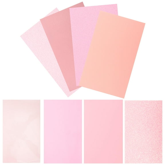 WOFASHPURET 8Set Craft Felt Fabric Sheets Pink for Diy Enthusiasts and Women