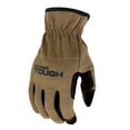 thumbnail image 5 of Hyper Tough Cotton Duck Canvas Utility, Unisex Work Gloves, Brown, Medium, HT88981-23, 5 of 10