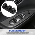 thumbnail image 4 of Interruptor Eléctrico Para Ventana De Coche, Interruptor De Plástico Para Ventana Delantera Izquierda, Exquisito Panel De Interruptores Para Ventana De Coche Apto Para Nissan Rogue 14-17 Oe seitruly VI005970-00, 4 of 7