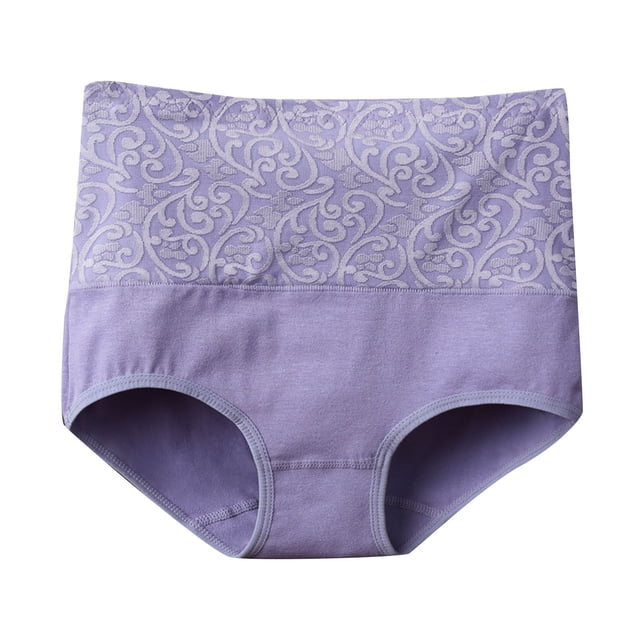 PEASKJP Underwear Women Seamless Hipster Low Rise Breathable Invisible Panties, Silver XXXXL
