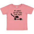 thumbnail image 3 of Inktastic Father's Day Dad My Lawn's Better than Your Lawn Boys or Girls Baby T-Shirt, 3 of 5