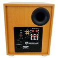 thumbnail image 5 of Rockville Rock Shaker 10" Inch Wood 600w Powered Home Theater Subwoofer Sub, 5 of 9