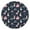 Dark Blue Princess, variant on Beige Princess Carriage Pattern Round Fitted Tablecloth with Elastic Edge,Dining Table Cover Waterproof,Outdoor Round Tablecloth for Camping,Dining,Indoor and Outdoor