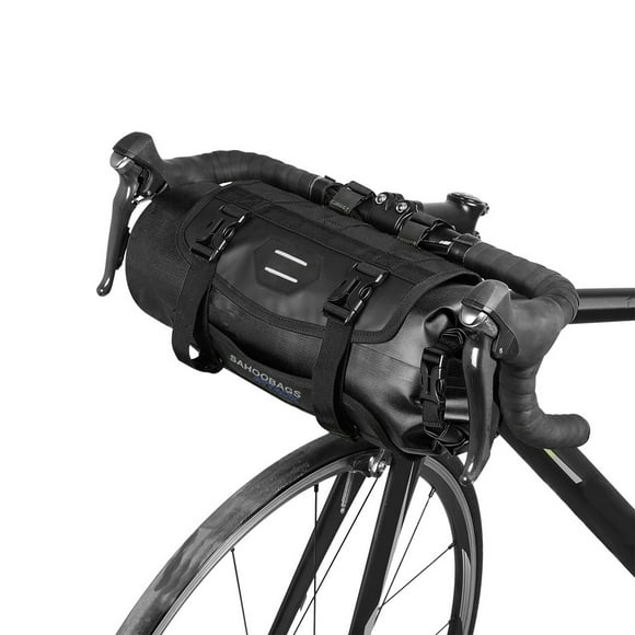 Bicycle Bag Waterproof Cycling Mountain Road MTB Bike Front Frame Handlebar Pannier Dry Bag with Roll Closure 3L-7L Adjustable
