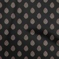 thumbnail image 1 of oneOone Silk Tabby Navy Gray Fabric Asian Ajrakh Floral Sewing Craft Projects Fabric Prints By Yard 42 Inch Wide, 1 of 4